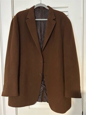 Men's Empire Montreal Brown Wool/Angora/Cashmere Coat